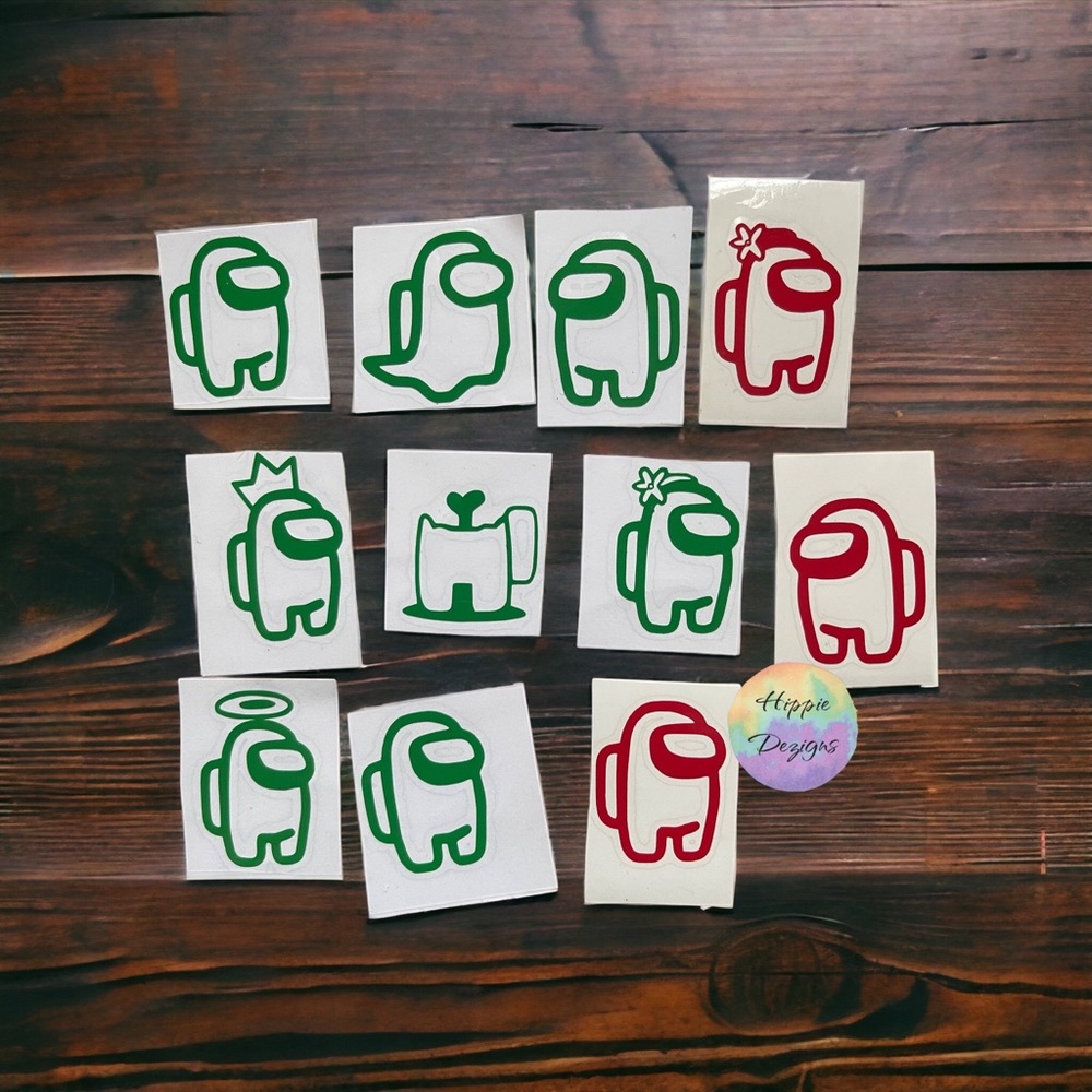 11 Among Us Vinyl Decals